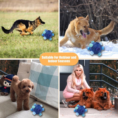 Dog Snuffle Ball-Interactive Puzzle Dog Toys Encourage Natural Foraging Skills Slow Feeder for Training and Stress Relief, Cloth Strip Hiding Food Treat Dispenser Dog Toy