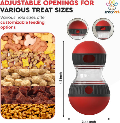 Interactive Dog Toys -Dog Puzzles for Smart Dogs-Snoop Dog Toy & Enrichment Toys for Dogs–Durable Dog Treat Toys to Keep Them Busy-Topple Dog Toy-Boredom Busters for Dogs